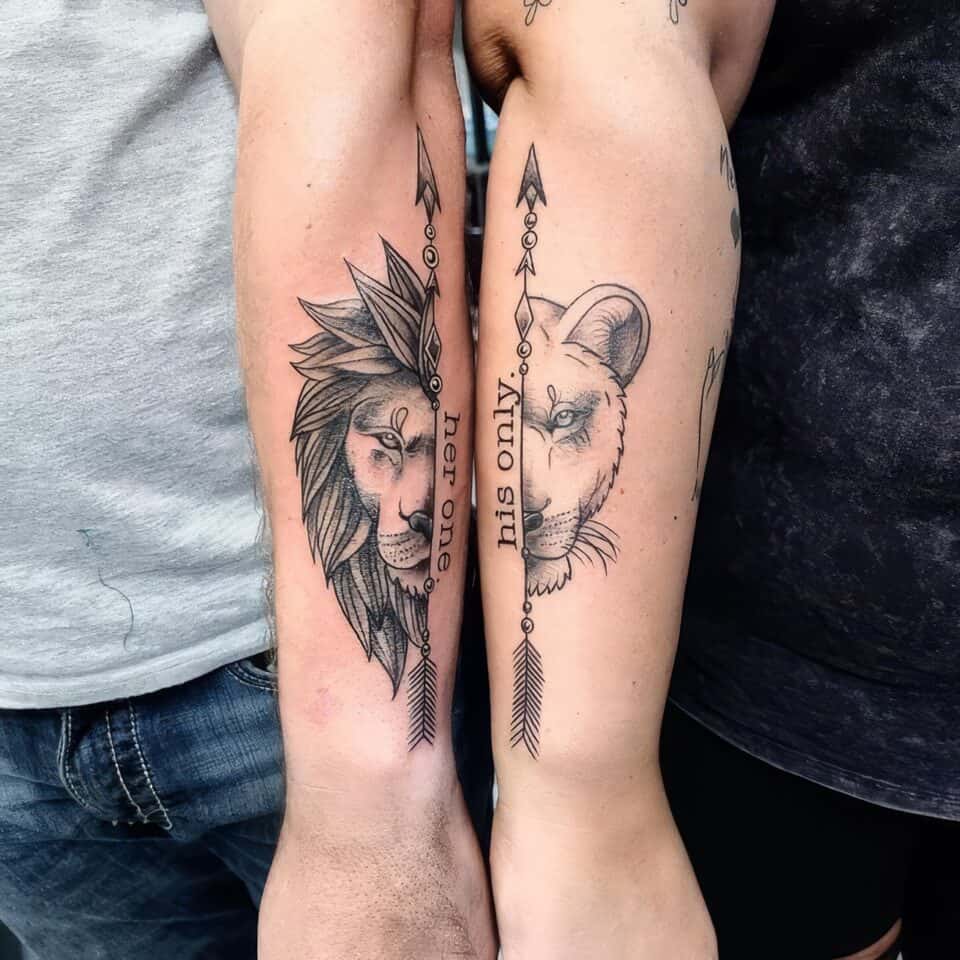 Married Couple Tattoos 23