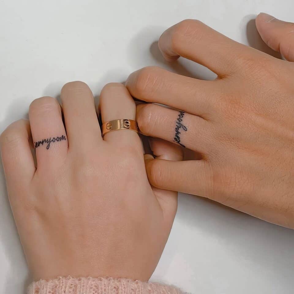 Married Couple Tattoos 26