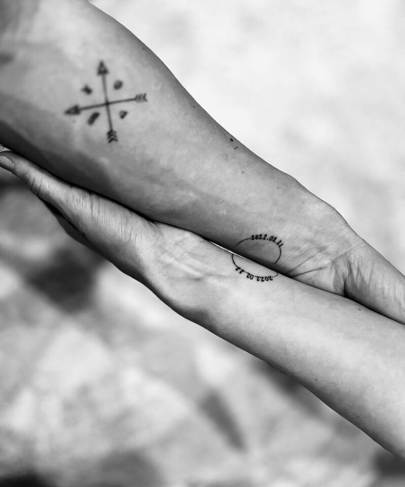 Married Couple Tattoos 34