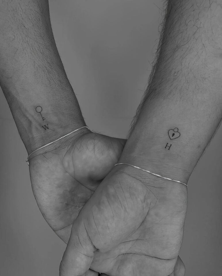 Married Couple Tattoos 43