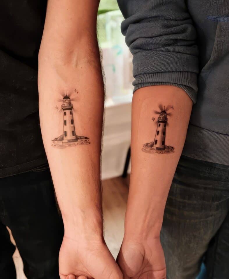 Married Couple Tattoos 59