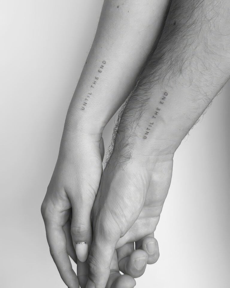 Married Couple Tattoos 73