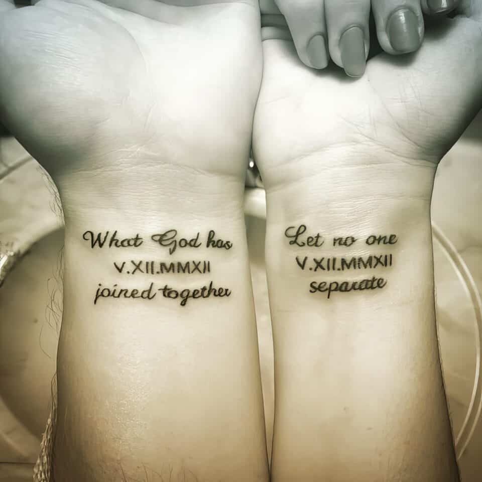 Married Couple Tattoos 8