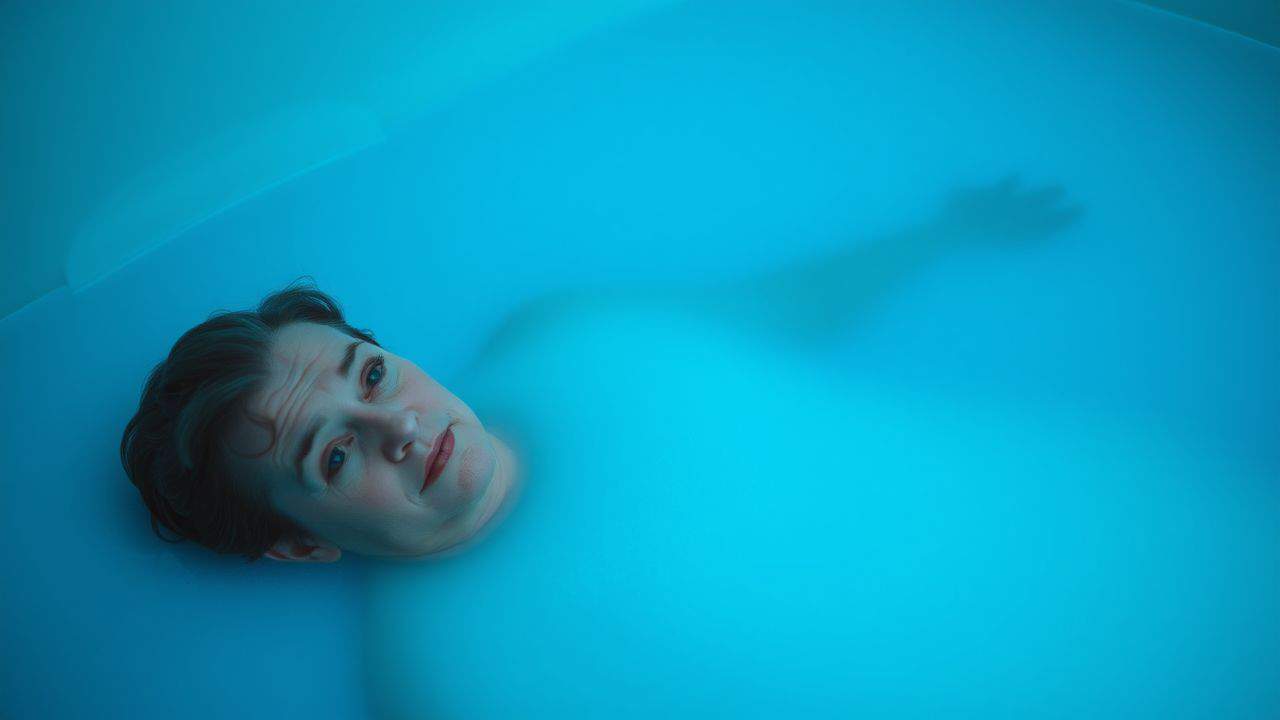 A woman finds relief from chronic pain in a sensory deprivation tank.