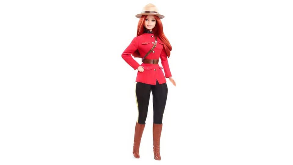 Canadian Mountie barbie