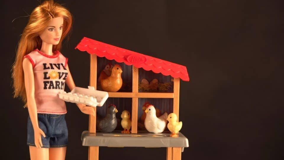 Chicken Farmer barbie