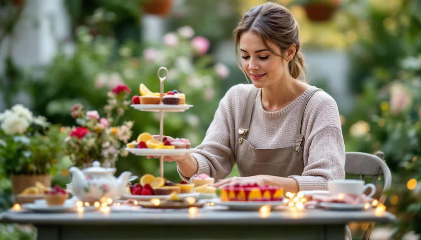 tea party ideas outdoor garden tea party 347714987