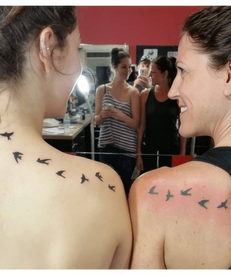 Meaningful Mom and Daughter Tattoos 10