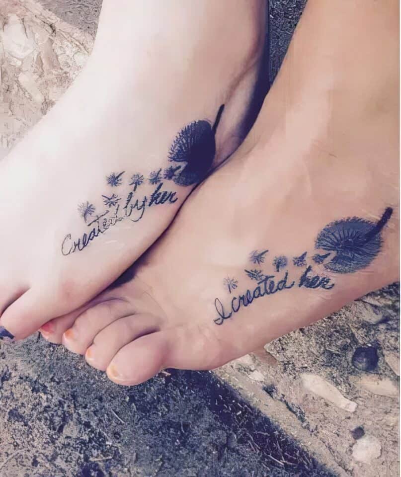 Meaningful Mom and Daughter Tattoos 25