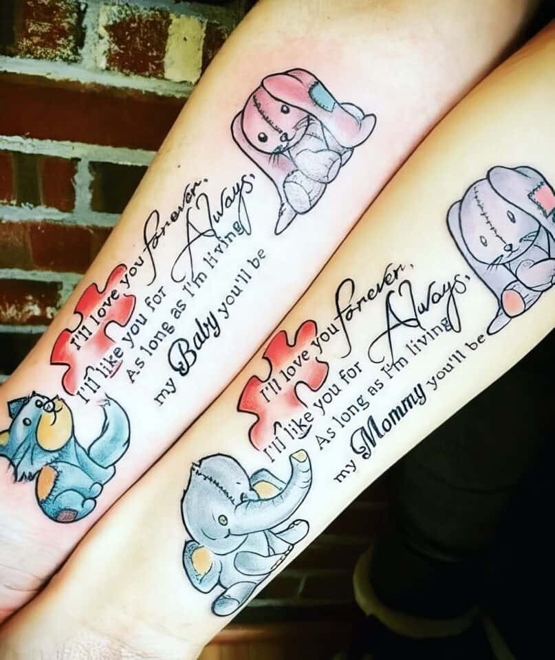 Meaningful Mom and Daughter Tattoos 45