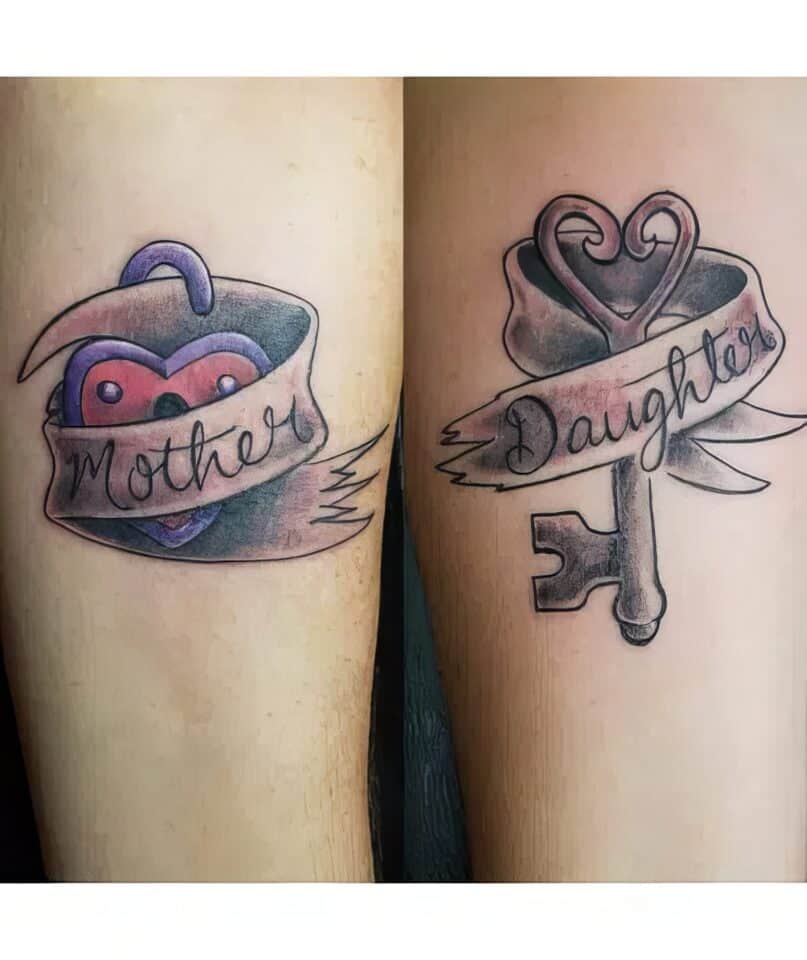 Meaningful Mom and Daughter Tattoos 52