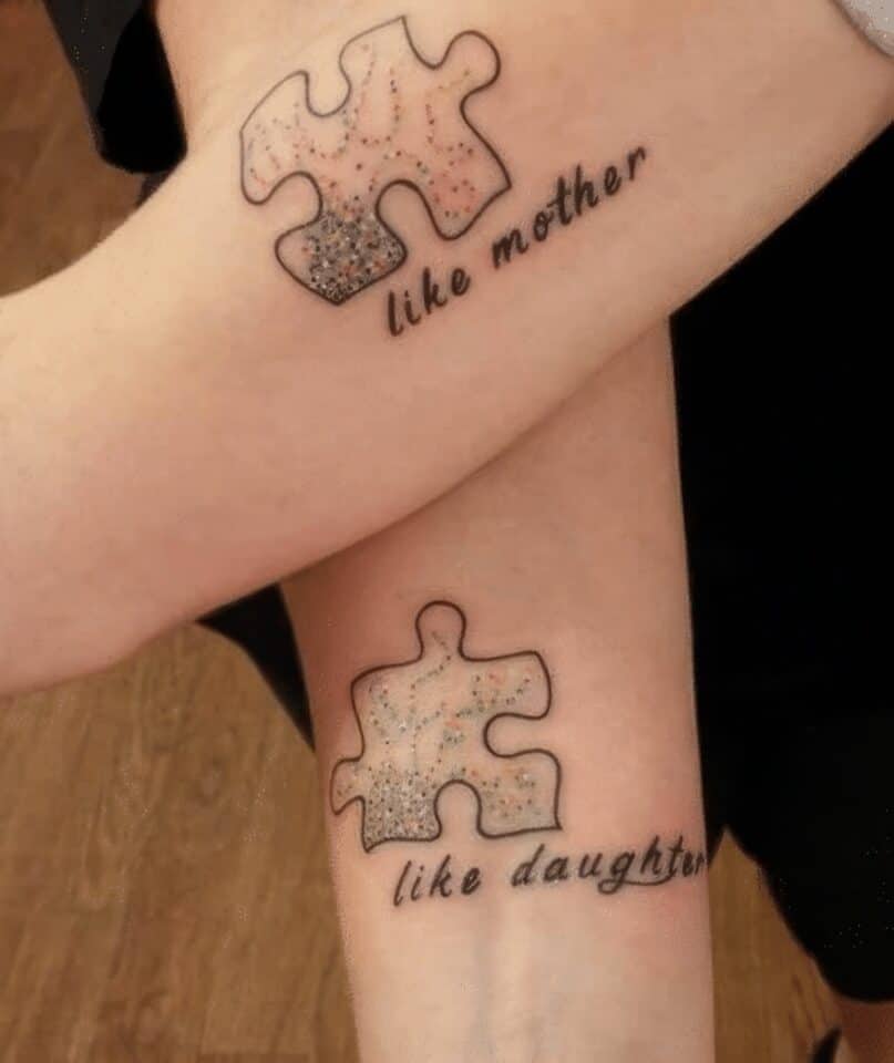 Meaningful Mom and Daughter Tattoos 71