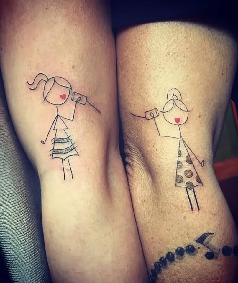 Meaningful Mom and Daughter Tattoos 90